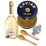 Tasting set Oscietre Prestige Caviar X Ruinart Blanc de Blancs 75 cl.