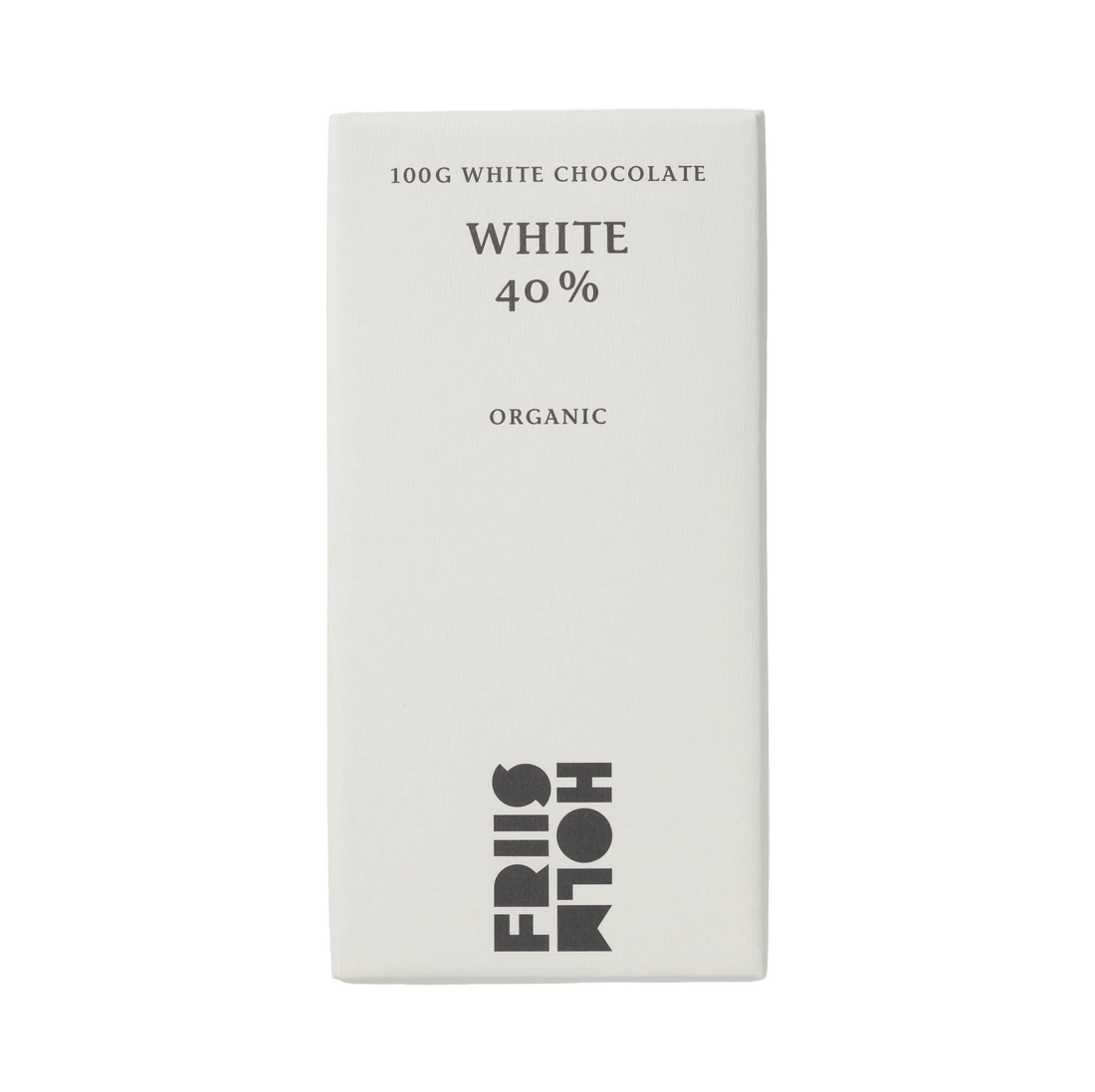 Friis-Holm White 40 %, 100 gram Økologisk.