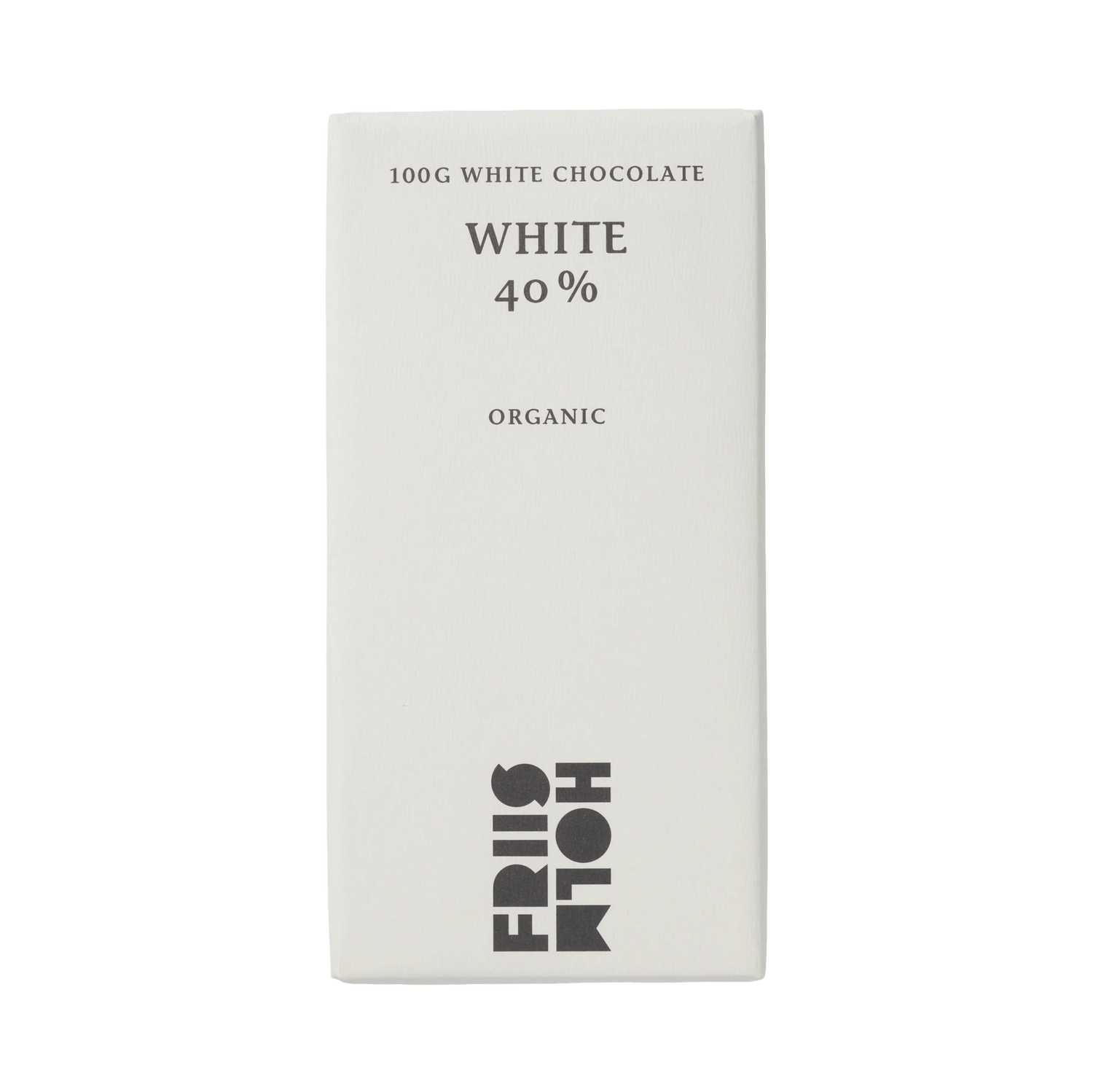 Friis-Holm White 40 %, 100 gram Økologisk.