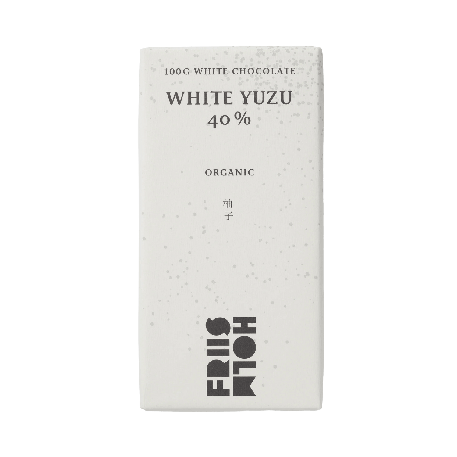 Friis-Holm White Yuzu 40 %, 100 gram Økologisk