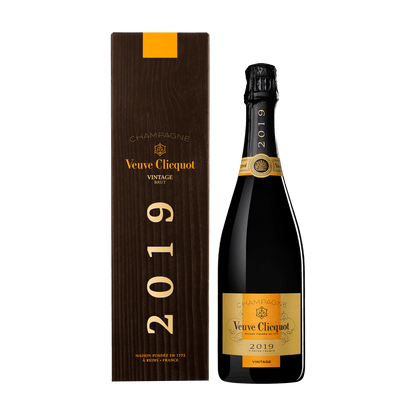 Veuve Clicquot Vintage Brut 2019, 75 cl. med gaveæske