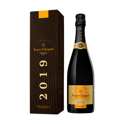 Veuve Clicquot Vintage Brut 2019, 75 cl. med gaveæske