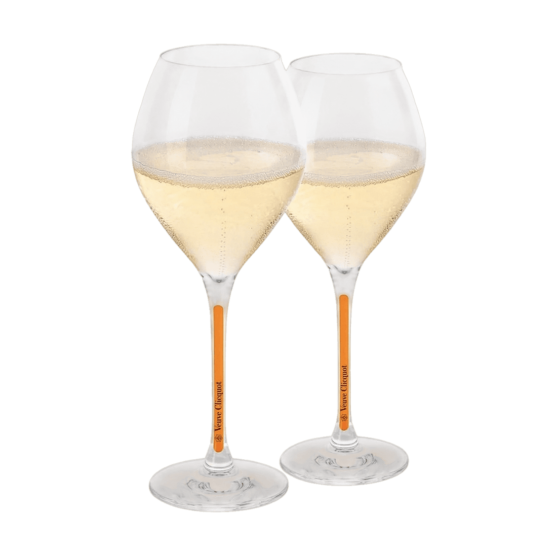 Champagne Veuve Clicquot Yellow Label Brut 75 cl. (4 stk. + 2 Veuve Clicquot glas)