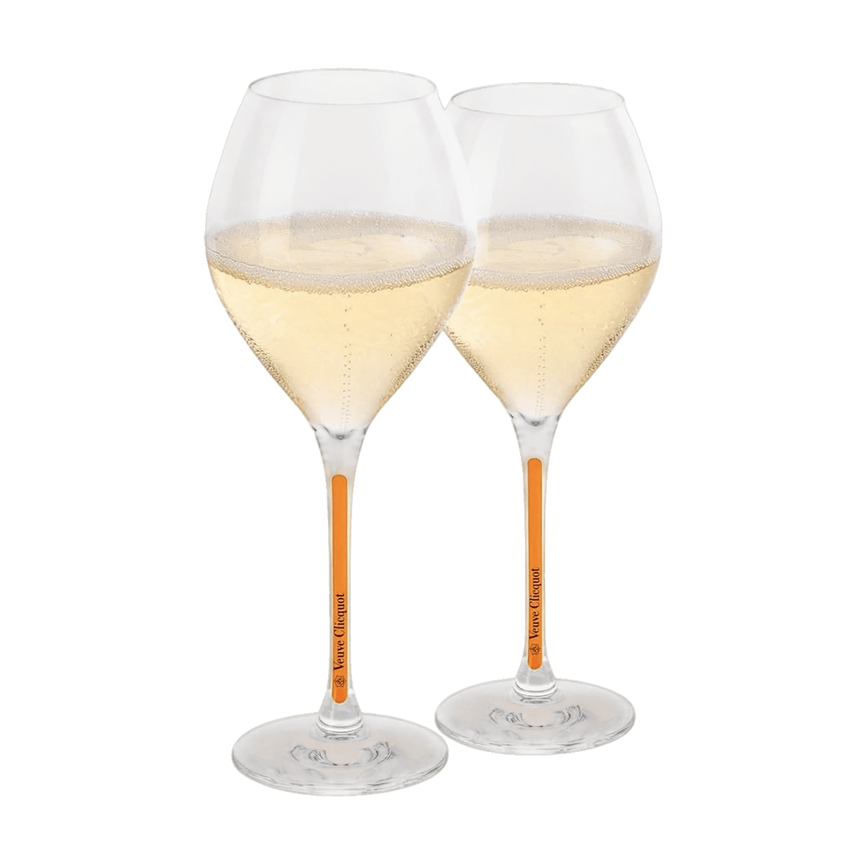 Champagne Veuve Clicquot Yellow Label Brut 75 cl. (4 stk. + 2 Veuve Clicquot glas)