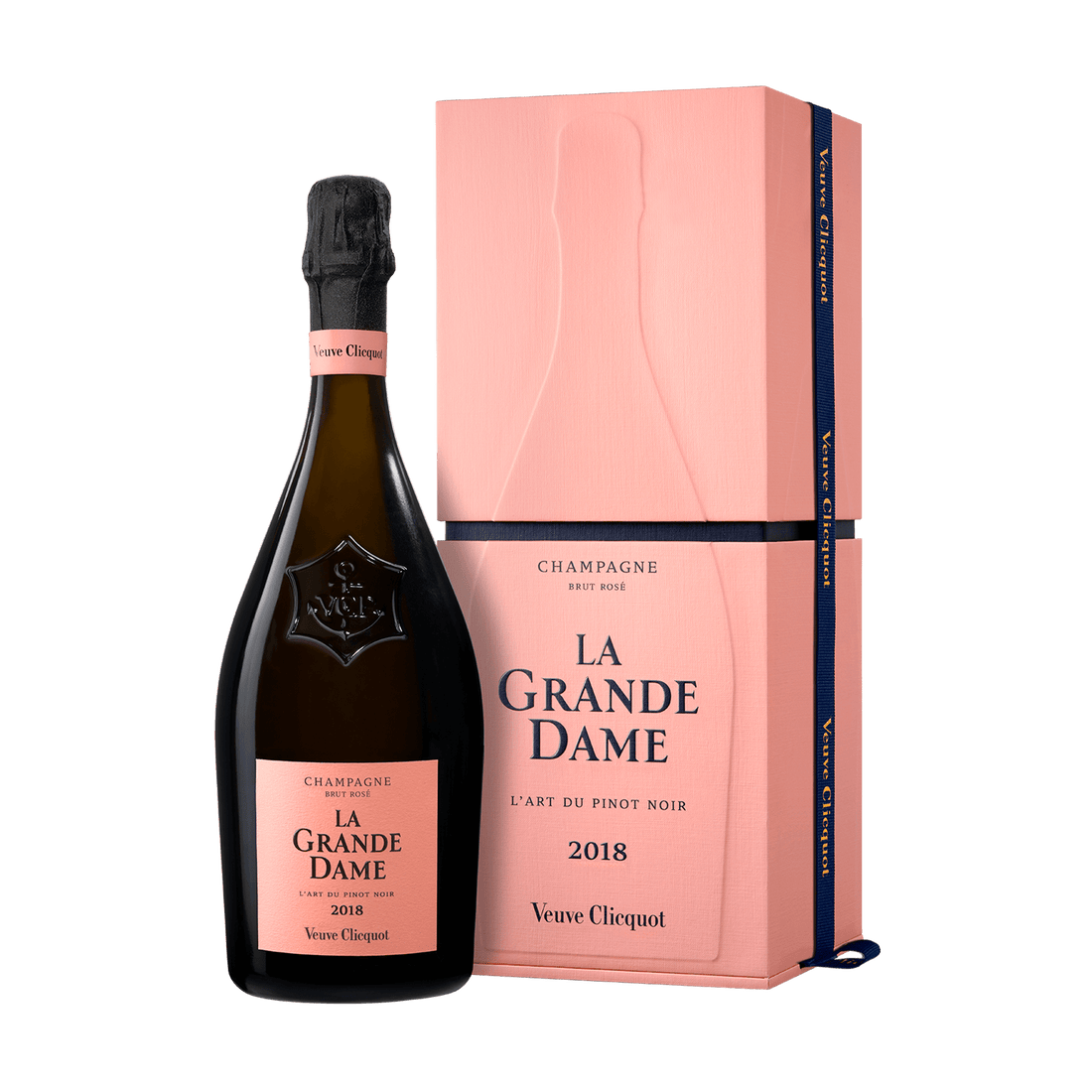 Veuve Clicquot Champagne Veuve Clicquot La Grande Dame Rosé Vintage 2018 75 cl. med gaveæske - PremiumBottles
