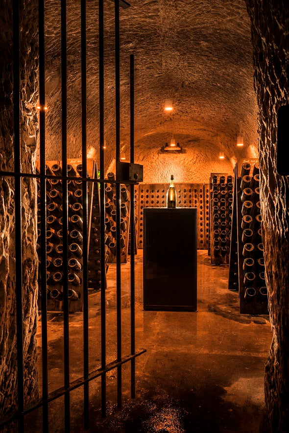 Den historiske Veuve Clicquot kælder