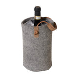 Wine and Champagne cooler made of Zero Waste wool