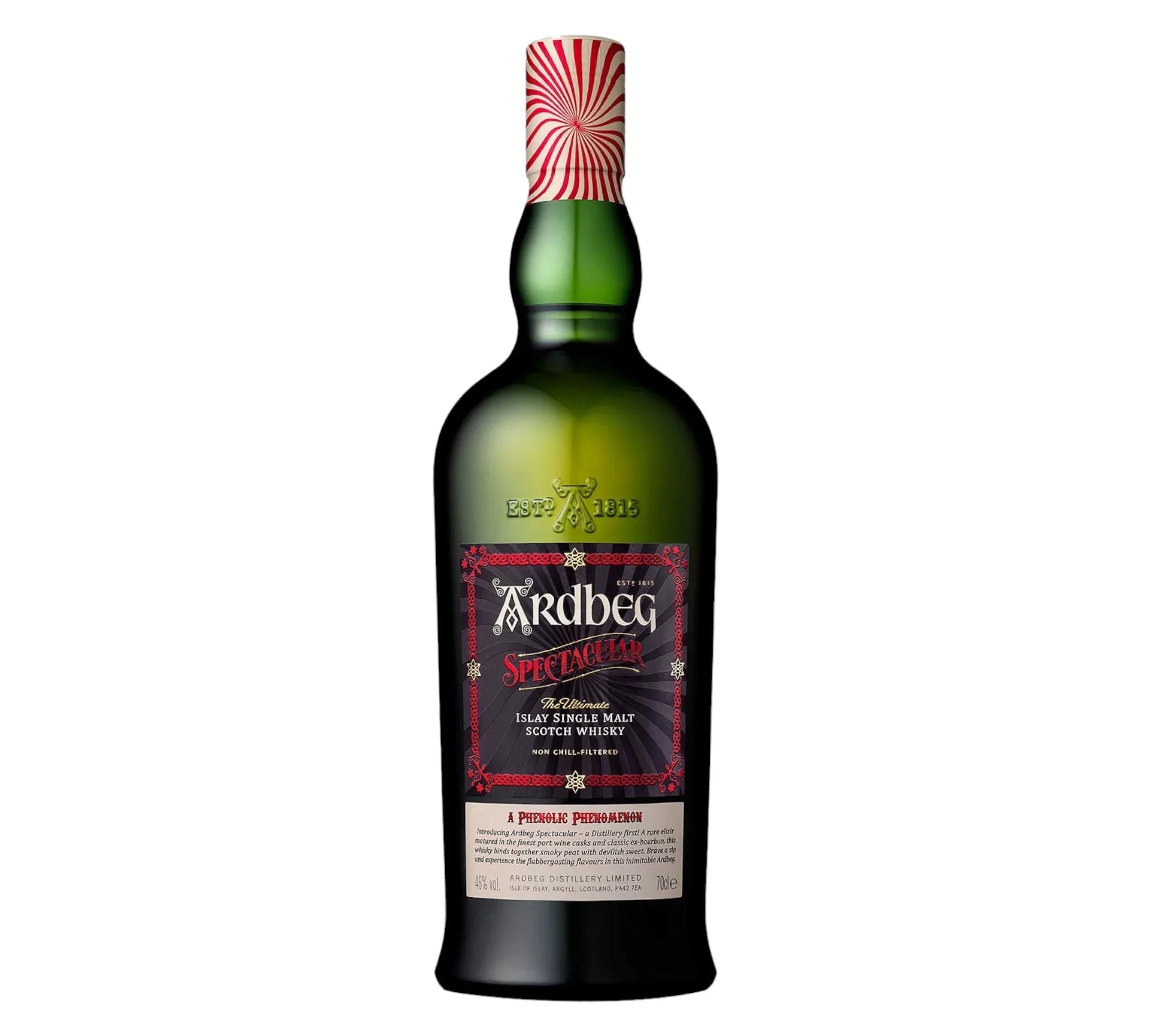 Ardbeg Ardbeg Spectacular 70 cl. 46% med gaveæske plus to x Ardbeg glas - PremiumBottles