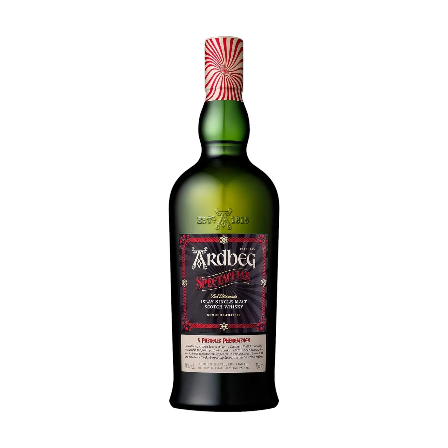 Ardbeg Ardbeg Spectacular 70 cl. 46% med gaveæske plus to x Ardbeg glas - PremiumBottles