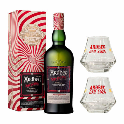Ardbeg Ardbeg Spectacular 70 cl. 46% med gaveæske plus to x Ardbeg glas - PremiumBottles