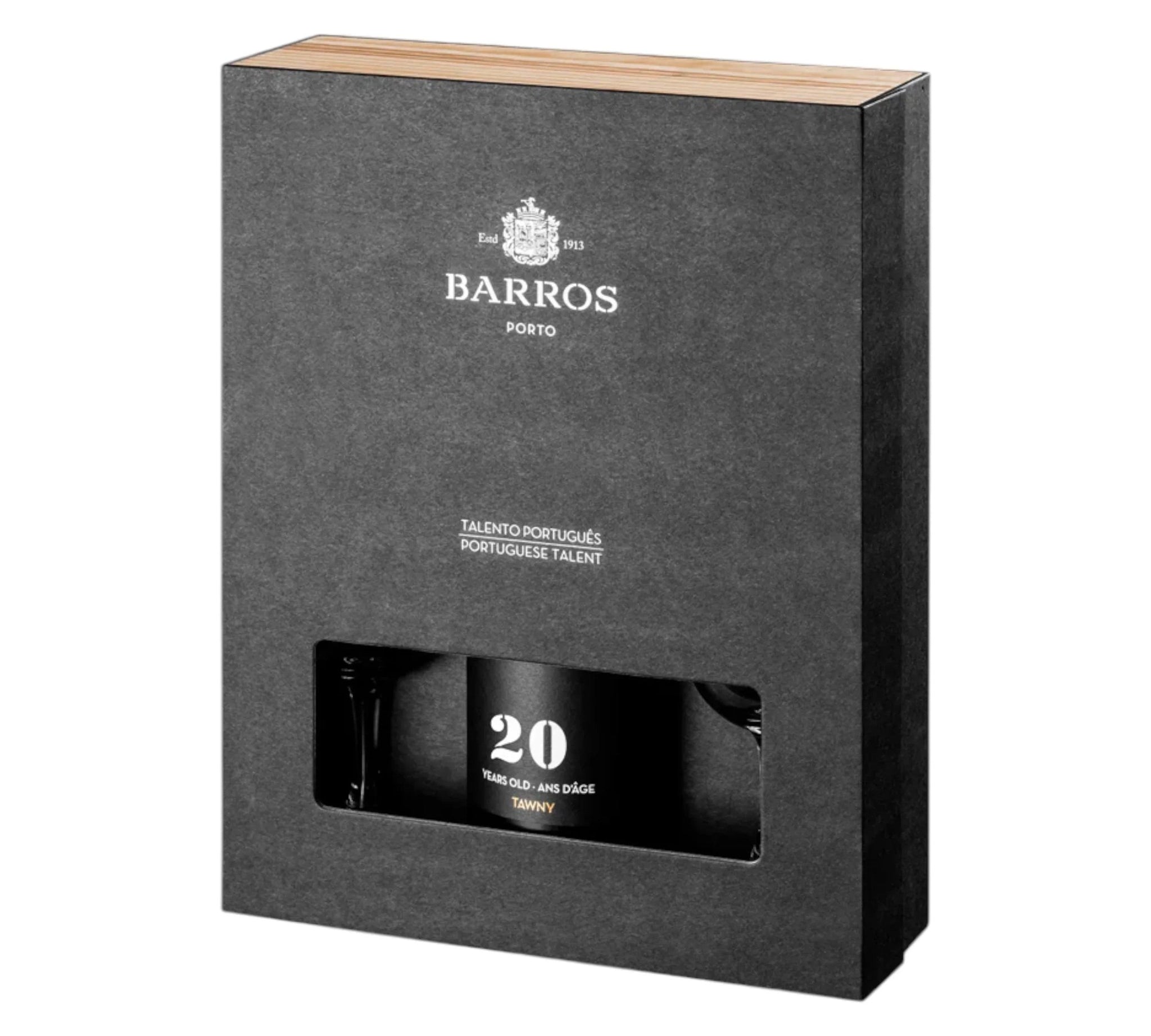Barros Barros 20 Years Tawny Port Gaveæske med 2 glas - PremiumBottles