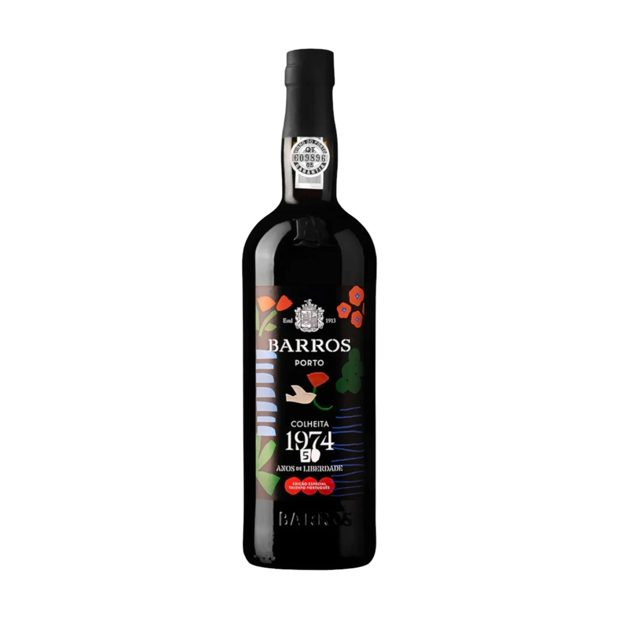Barros Barros Colheita Port 1974 - Anos de Liberdade 1974 75 cl. 20% med gaveæske - PremiumBottles