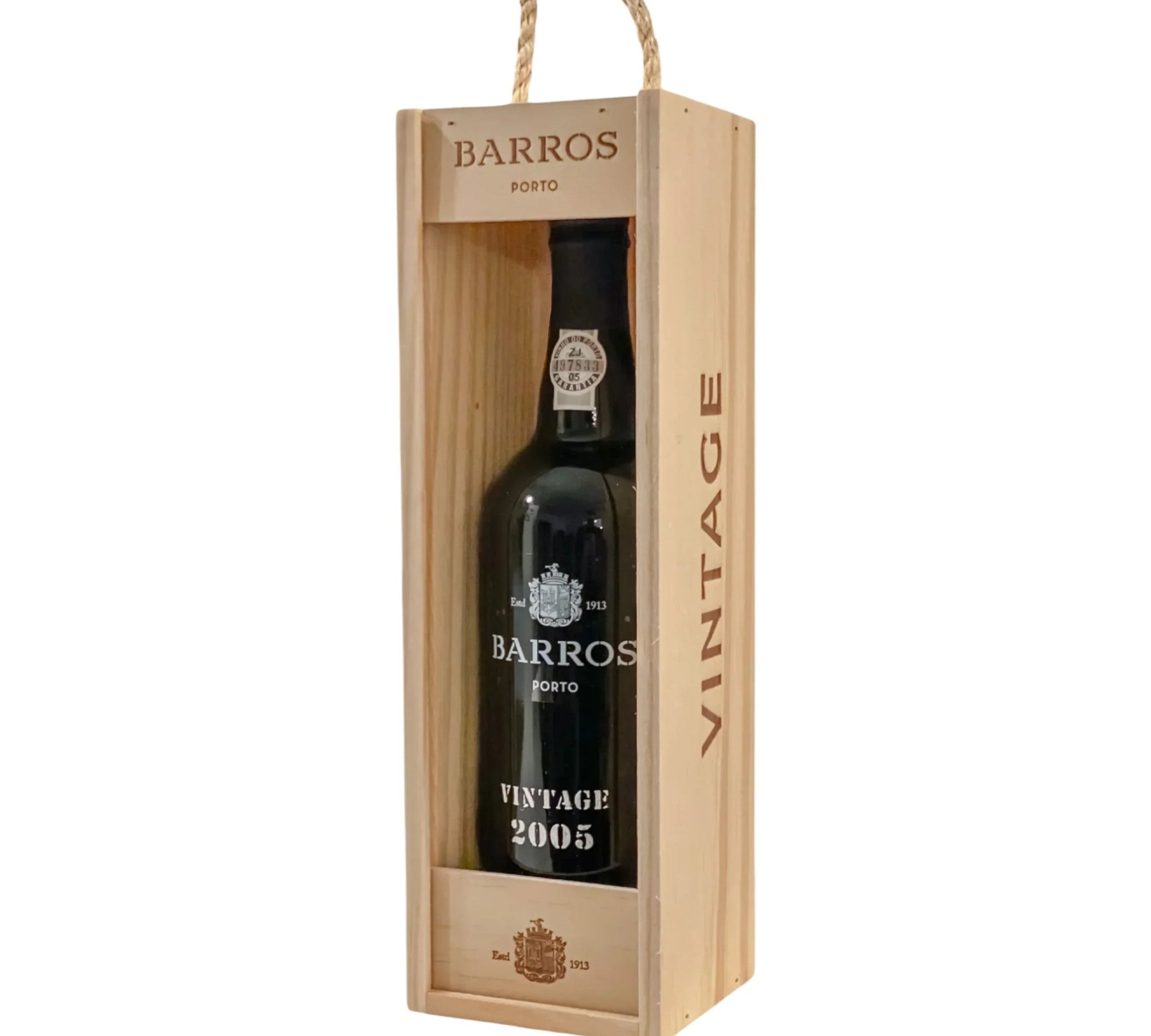 Barros Barros Vintage Port 2005 75 cl. 20% i trækasse - PremiumBottles