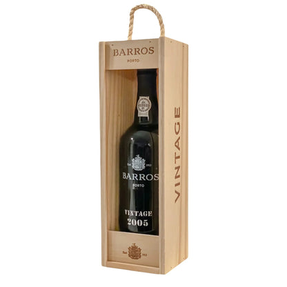 Barros Barros Vintage Port 2005 75 cl. 20% i trækasse - PremiumBottles