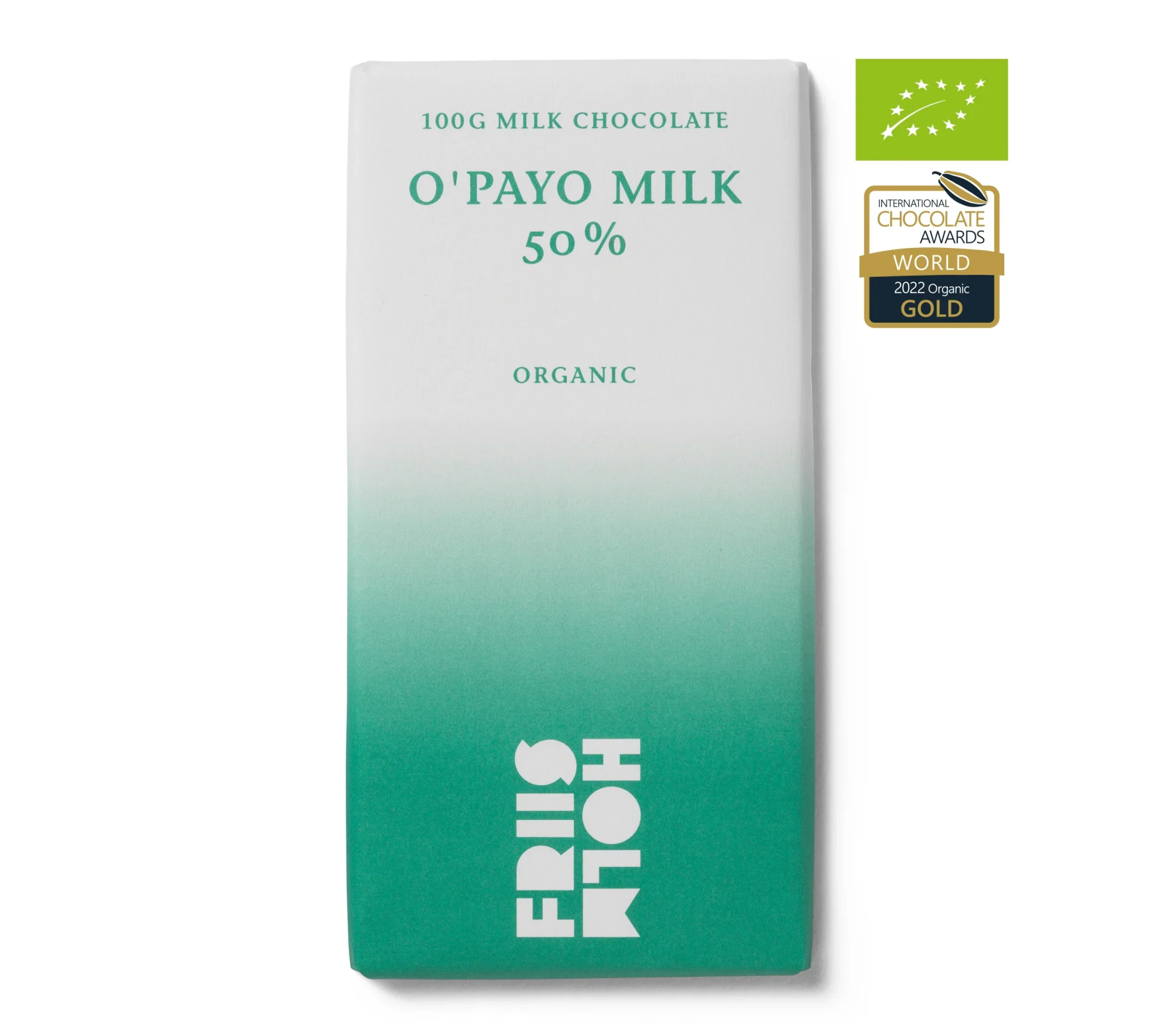 Friis - Holm Friis - Holm O'Payo Milk Hazelnut 50%, 100 gram Økologisk - PremiumBottles