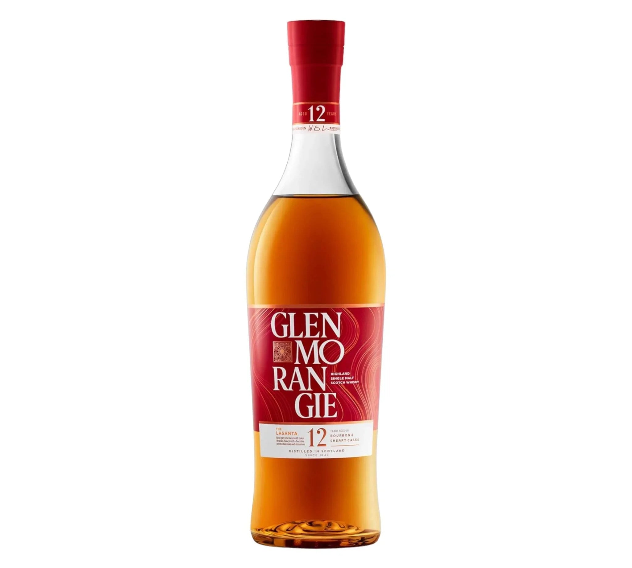 Glenmorangie Glenmorangie Lasanta Sherry cask 70 cl. 43% med gaveæske (inkl. to glas) - PremiumBottles