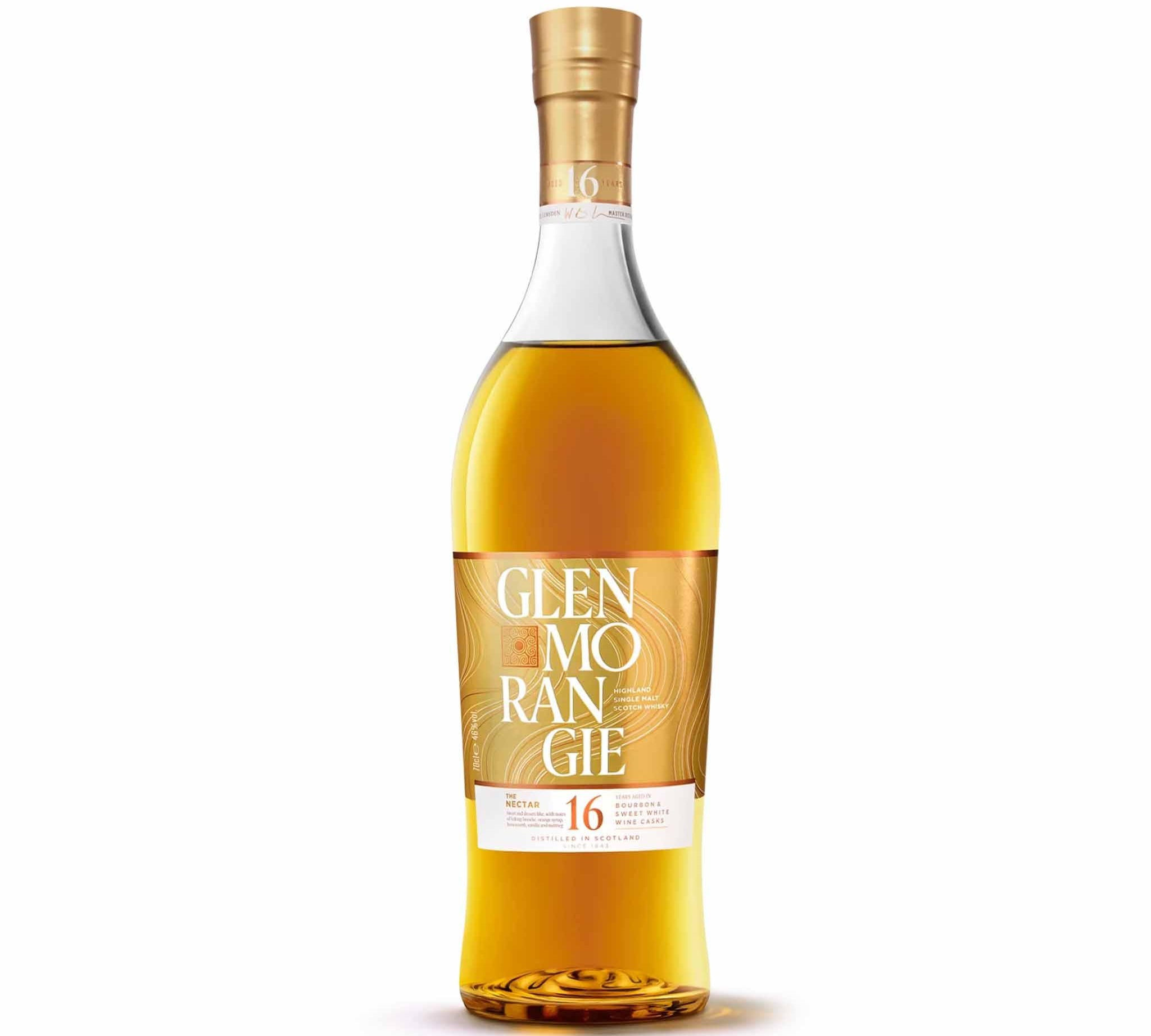 Glenmorangie Glenmorangie Nectar D'Or Sauternes Cask 70 cl. 46% med gaveæske (inkl. to glas) - PremiumBottles