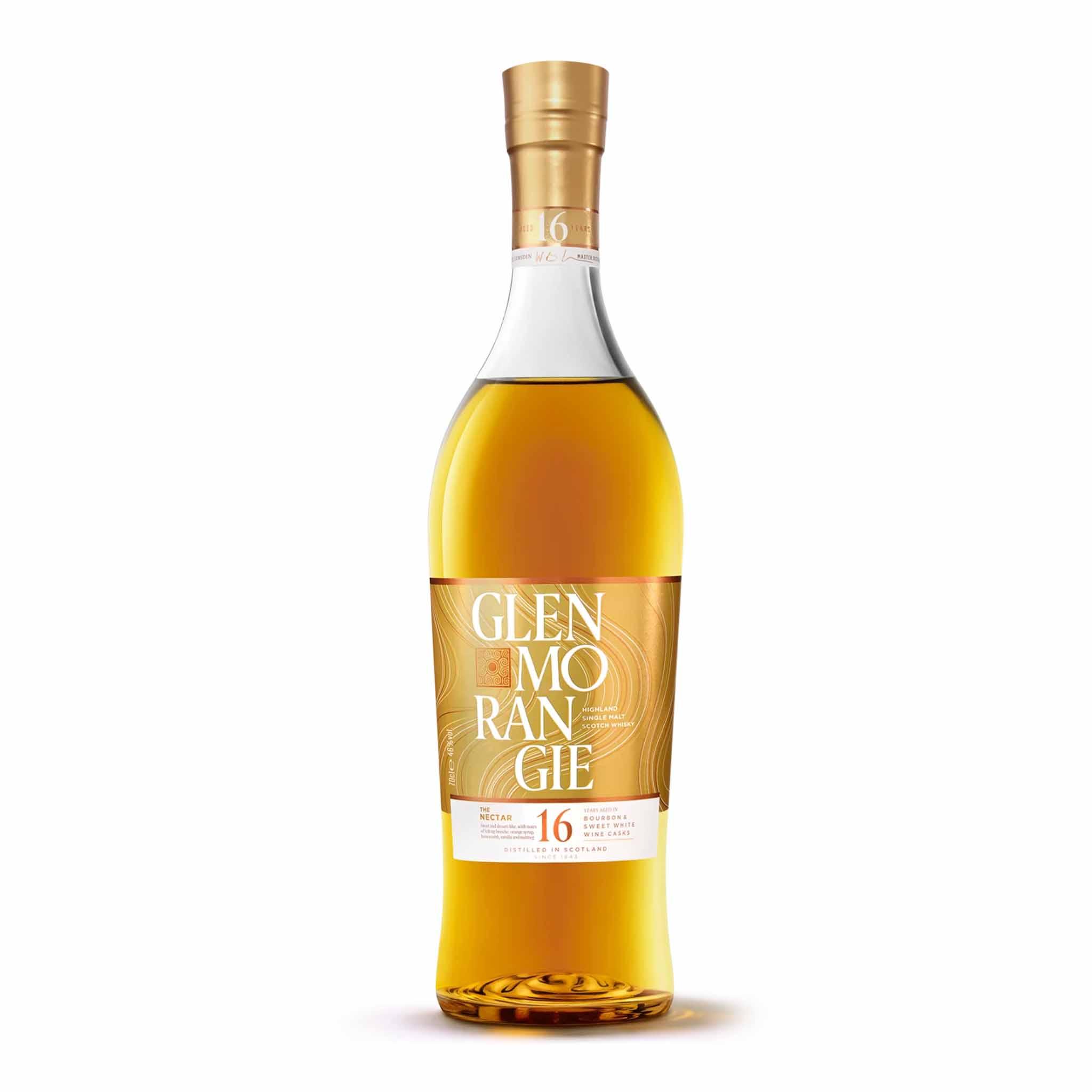 Glenmorangie Glenmorangie Nectar D'Or Sauternes Cask 70 cl. 46% med gaveæske (inkl. to glas) - PremiumBottles
