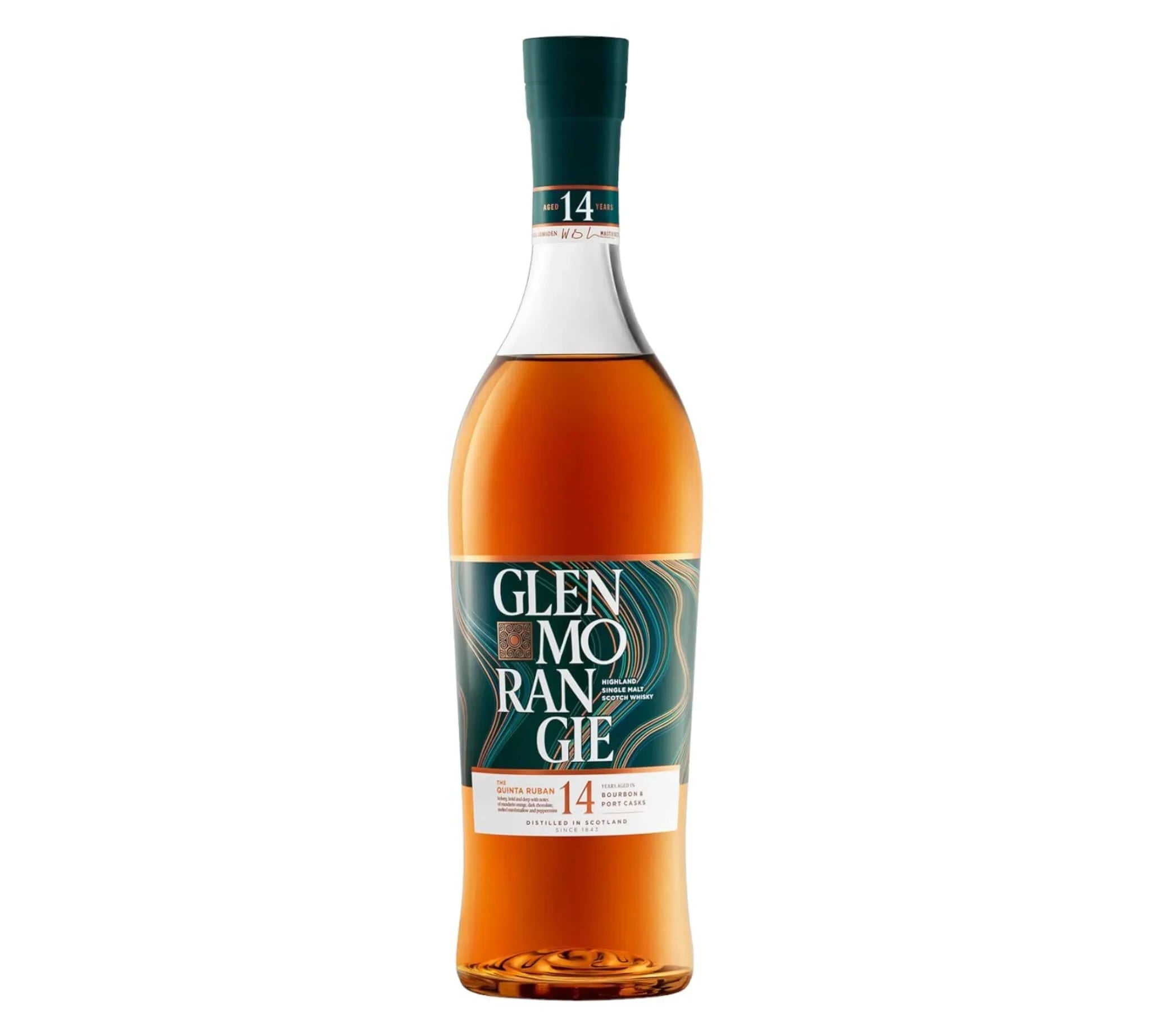 Glenmorangie Glenmorangie Quinta Ruban Portvin Cask 70 cl. 46% med gaveæske (inkl. to glas) - PremiumBottles