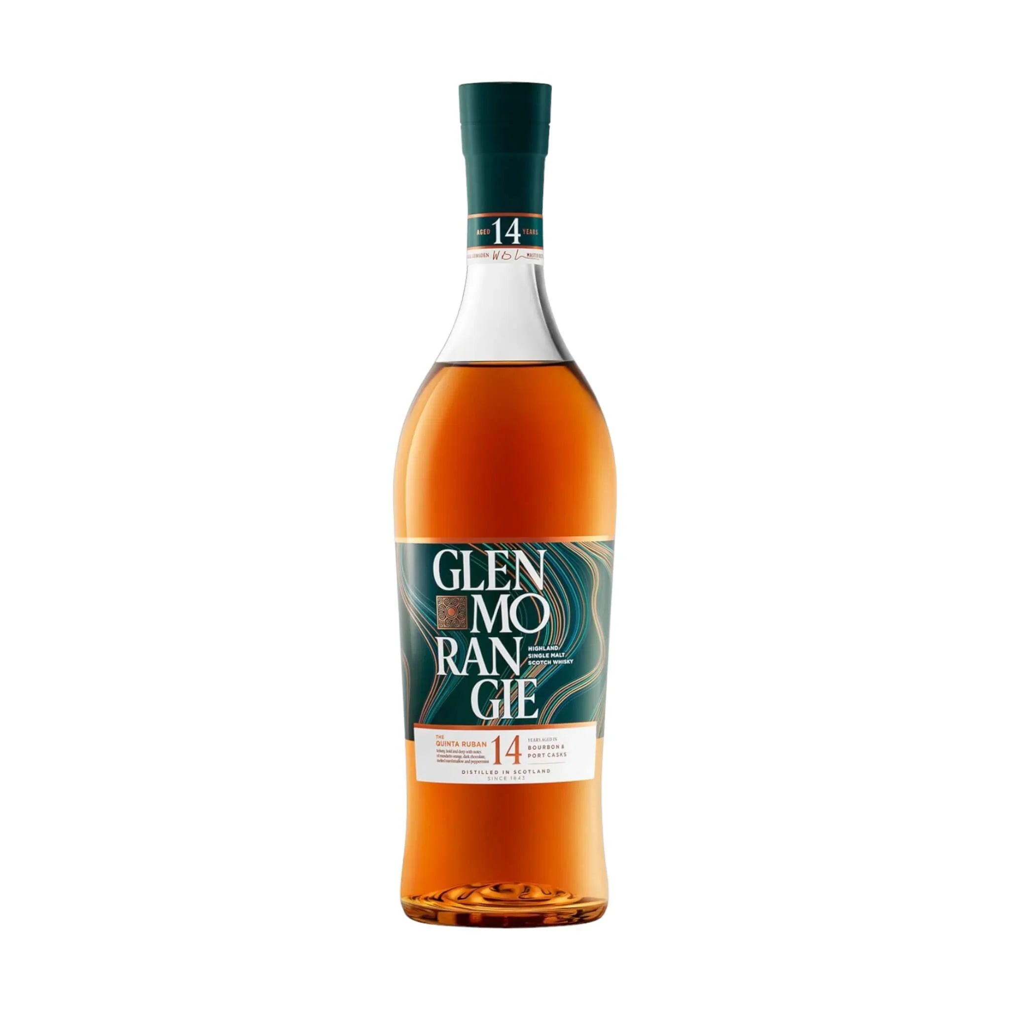 Glenmorangie Glenmorangie Quinta Ruban Portvin Cask 70 cl. 46% med gaveæske (inkl. to glas) - PremiumBottles