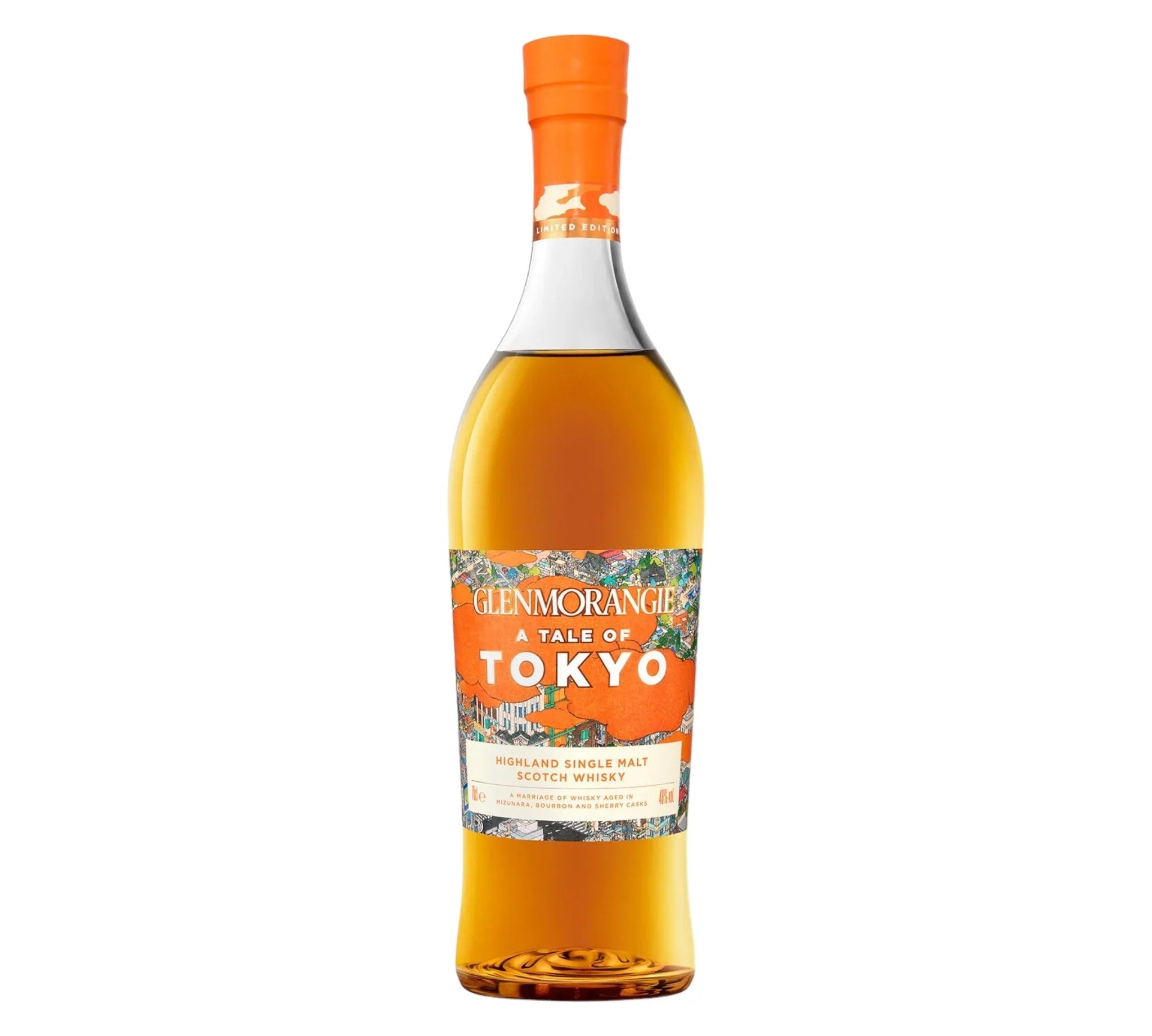 Glenmorangie Glenmorangie Tale Of Tokyo Sherry & Bourbon Cask 70 cl. 46% med gaveæske (inkl. to glas) - PremiumBottles