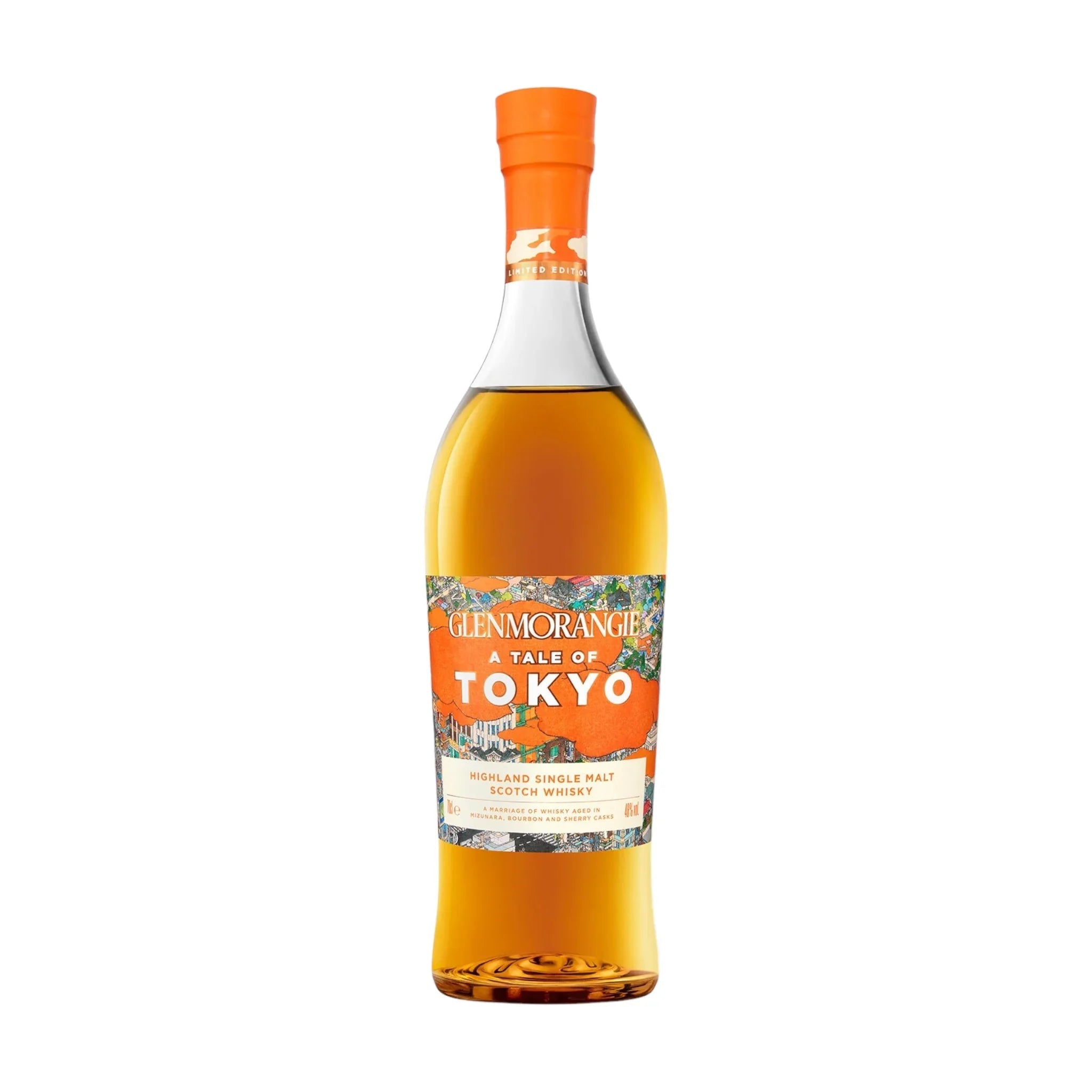 Glenmorangie Glenmorangie Tale Of Tokyo Sherry &amp; Bourbon Cask 70 cl. 46% med gaveæske (inkl. to glas) - PremiumBottles