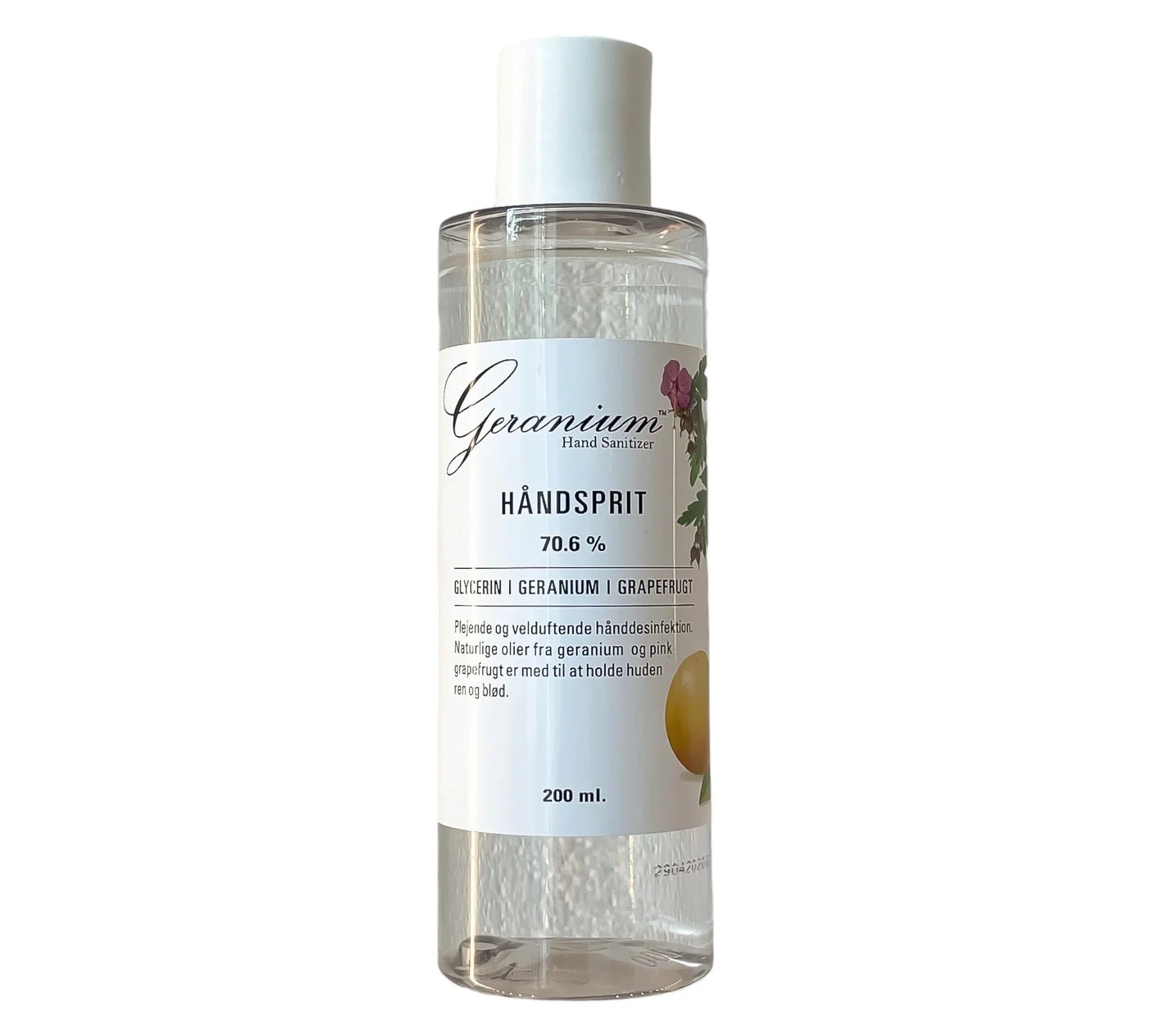 Hammer & Son Geranium Håndsprit 200 ml. - PremiumBottles