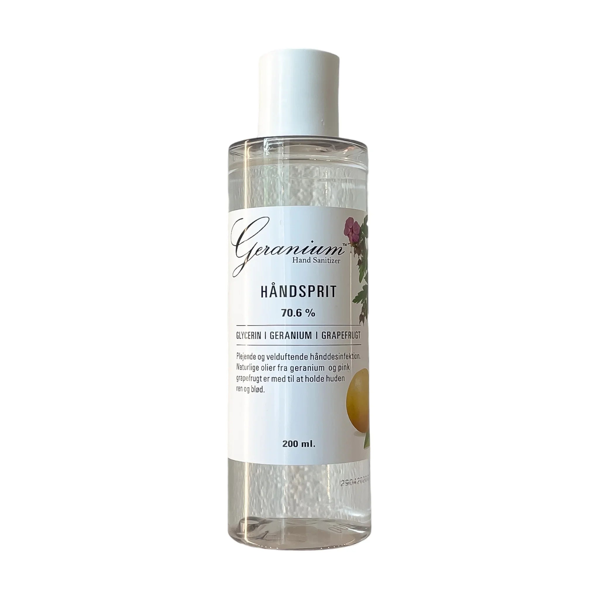 Hammer & Son Geranium Håndsprit 200 ml. - PremiumBottles