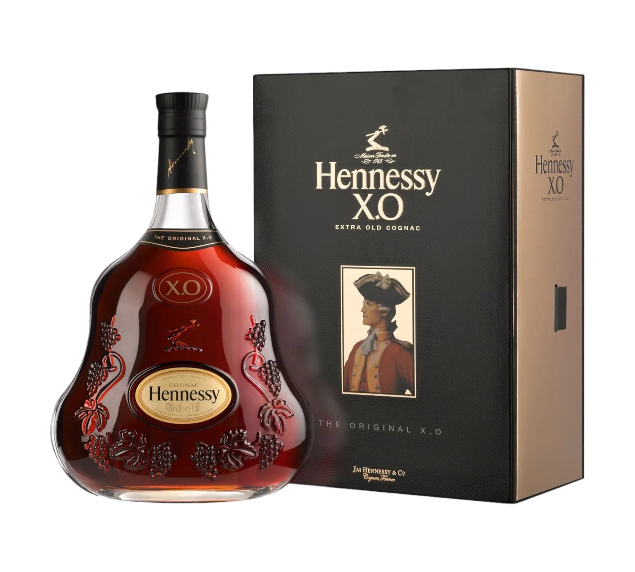 Hennessy Hennessy X.O Magnum 150 cl. med gaveæske - PremiumBottles