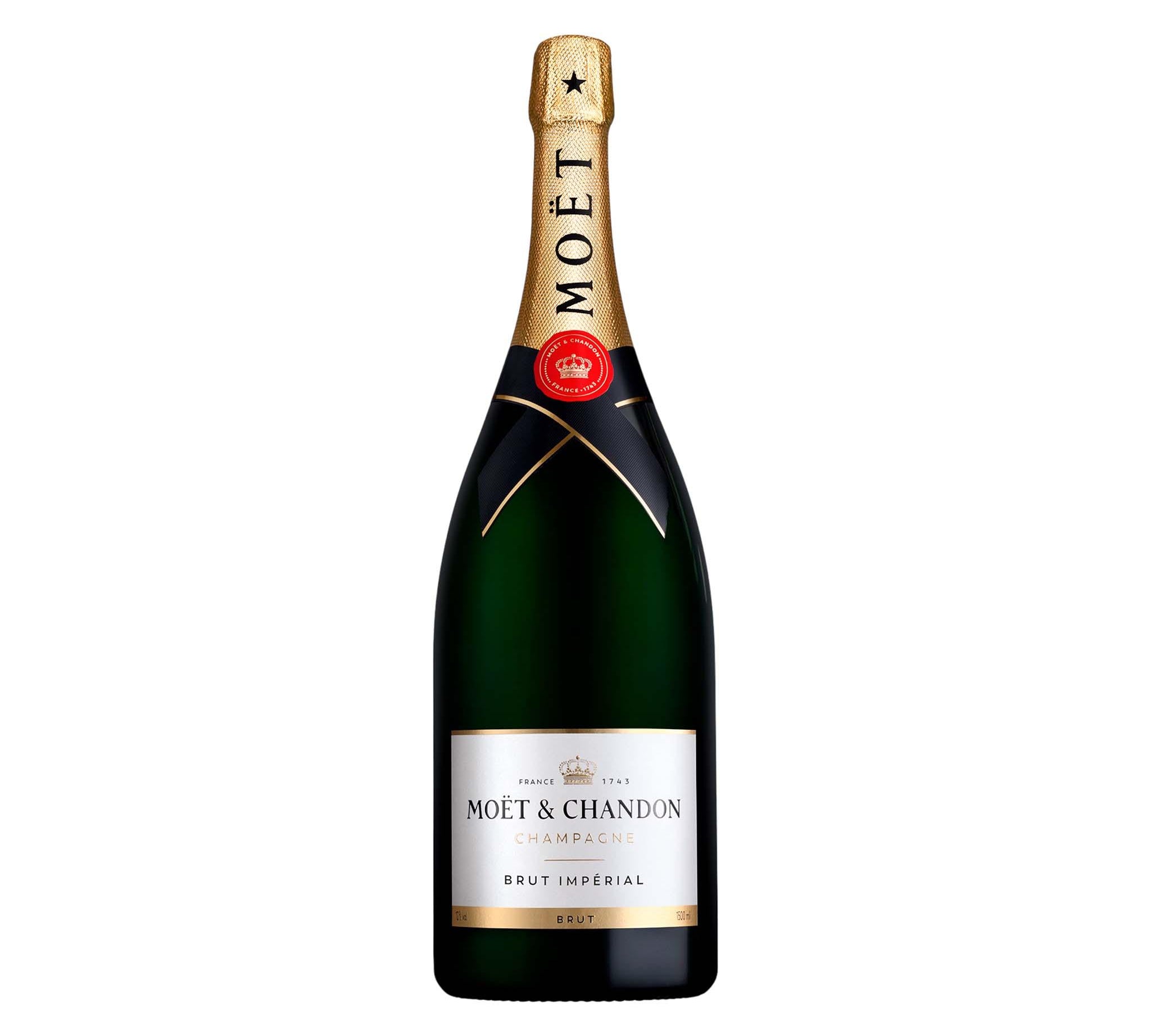 Moët & Chandon Moët & Chandon Brut Impérial NV Magnum 150 cl. inkl. to Gyldne MOËT glas - PremiumBottles