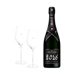 Moët & Chandon Moët & Chandon Grand Vintage 2016 Rosé 75 cl. inkl. to MOËT Signature Glas - PremiumBottles