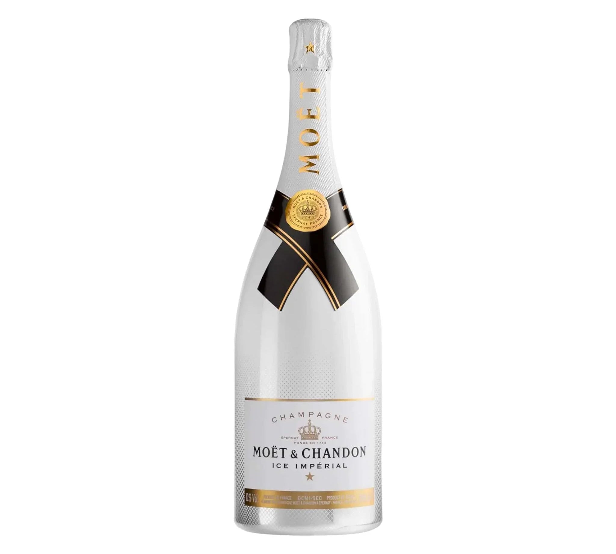 Moët & Chandon Moët & Chandon ICE Imperial NV Demi - Sec Magnum 150 cl. inkl. to Gyldne MOËT glas - PremiumBottles