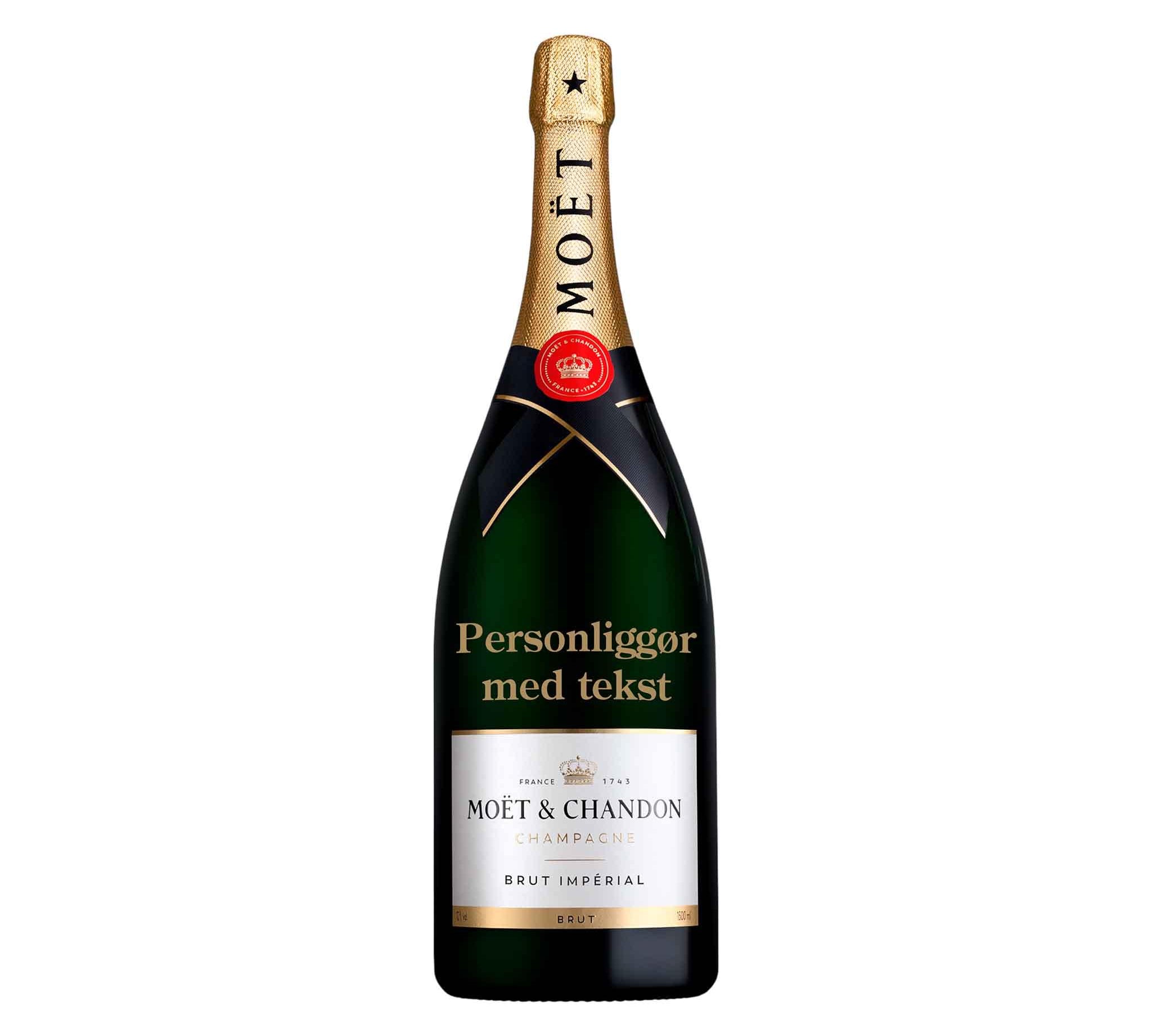 Moët & Chandon Personliggør Moët & Chandon Brut Impérial NV Magnum 150 cl. - PremiumBottles