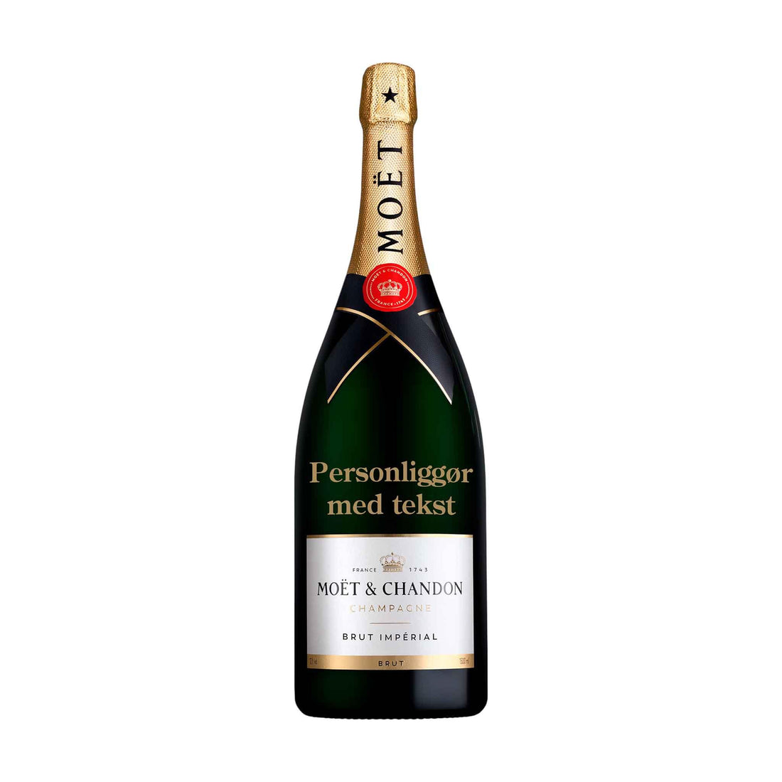 Moët &amp; Chandon Personliggør Moët &amp; Chandon Brut Impérial NV Magnum 150 cl. - PremiumBottles