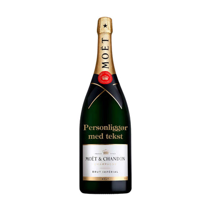 Moët &amp; Chandon Personliggør Moët &amp; Chandon Brut Impérial NV Magnum 150 cl. - PremiumBottles