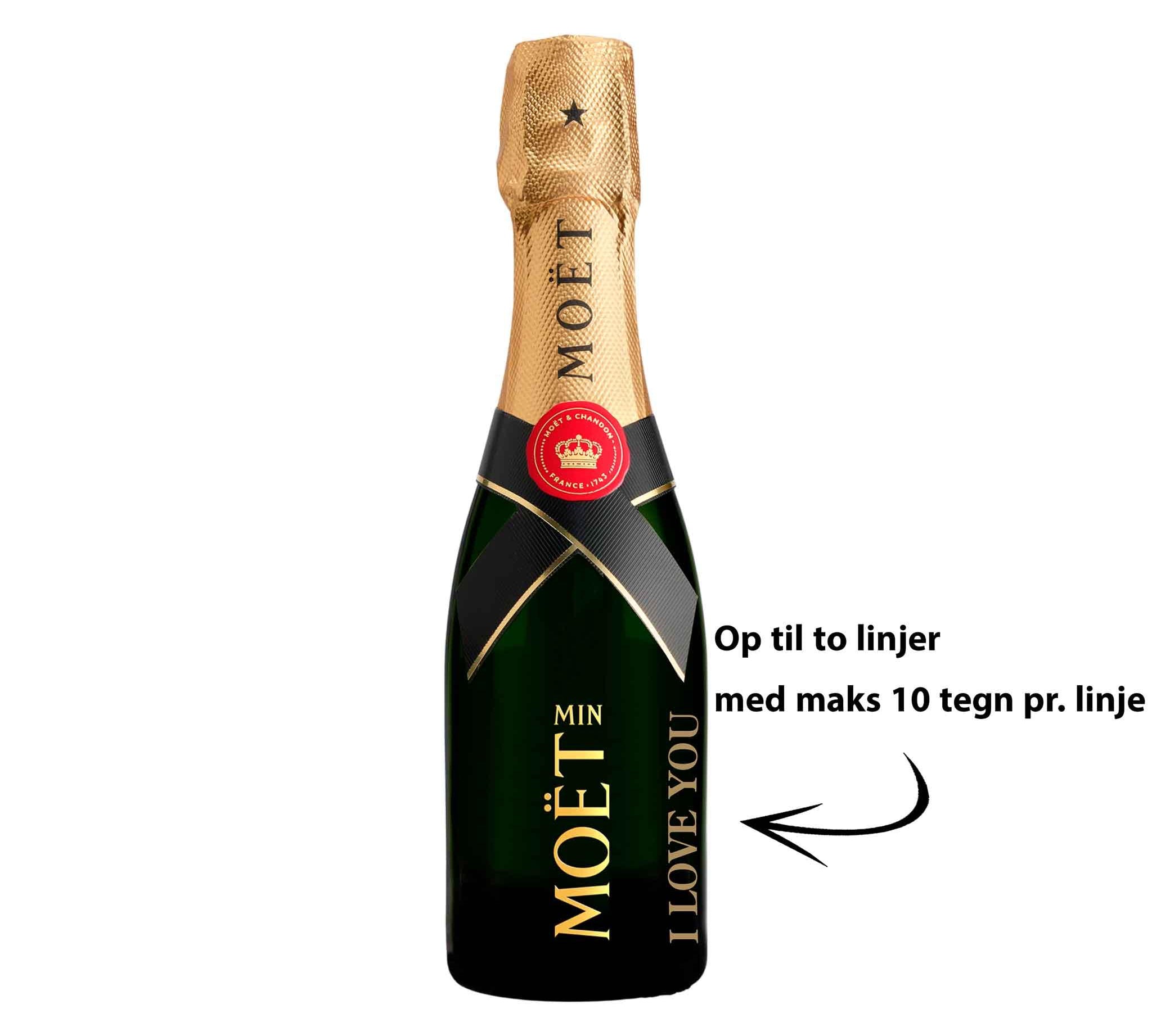 Moët & Chandon Personliggør Moët & Chandon Brut MINI NV 20 cl. - PremiumBottles