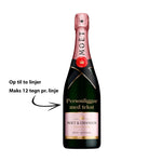 Moët & Chandon Personliggør Moët & Chandon Rosé Impérial Brut NV 75 cl. - PremiumBottles