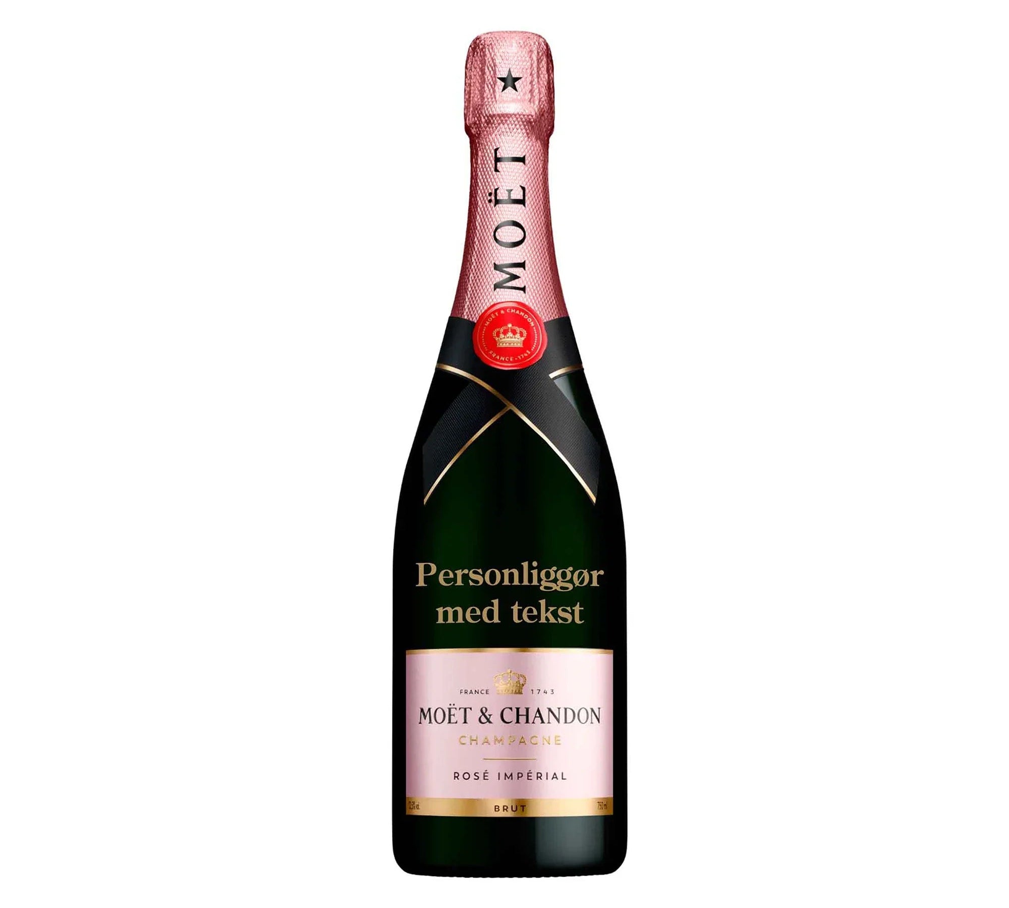Moët & Chandon Personliggør Moët & Chandon Rosé Impérial Brut NV 75 cl. - PremiumBottles