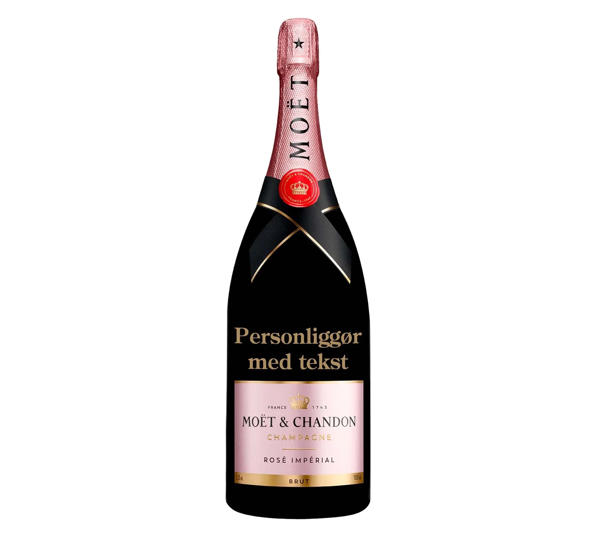 Moët & Chandon Personliggør Moët & Chandon Rose Imperial Brut NV Magnum 150 cl. - PremiumBottles