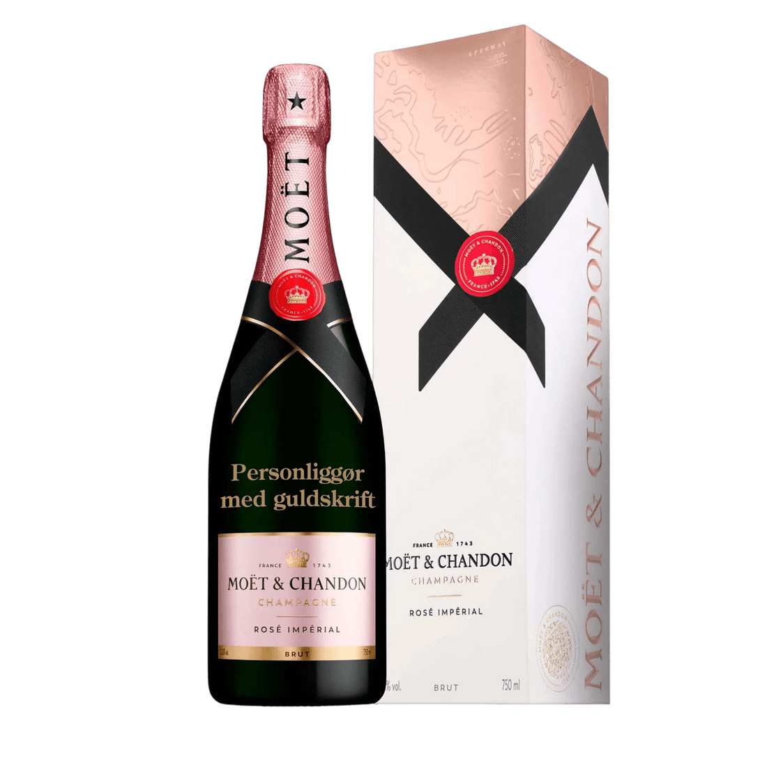 Moët &amp; Chandon Moët &amp; Chandon Rosé Impérial Brut NV 75 cl. med gaveæske - PremiumBottles