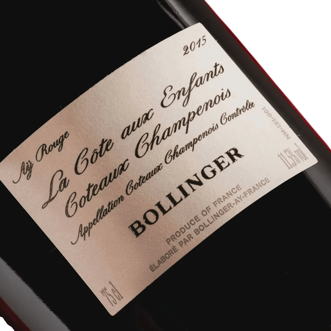 Bollinger Bollinger La Côte aux Enfants 2019 – Coteaux Champenois Rouge 75 cl. - PremiumBottles