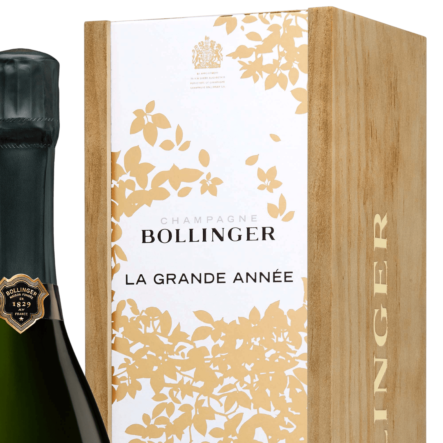 Bollinger Bollinger La Grande Année 2015 i Original Wooden Case gaveæske 75 cl. - PremiumBottles