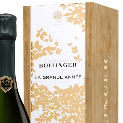 Bollinger Bollinger La Grande Année 2015 i Original Wooden Case gaveæske 75 cl. - PremiumBottles