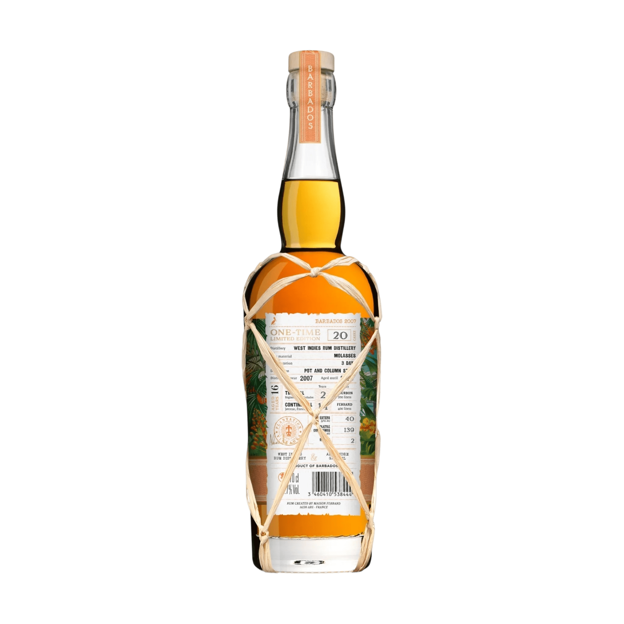 Planteray Plantation Barbados Vintage 2007 Bottled 2023 Rum, 70 cl. 48,7% med gaveæske - PremiumBottles