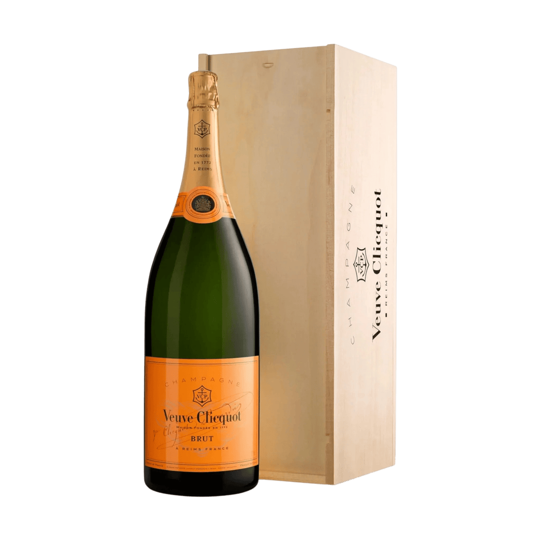 Veuve Clicquot Veuve Clicquot Yellow Label Brut NV 3 Liter med trækasse - PremiumBottles