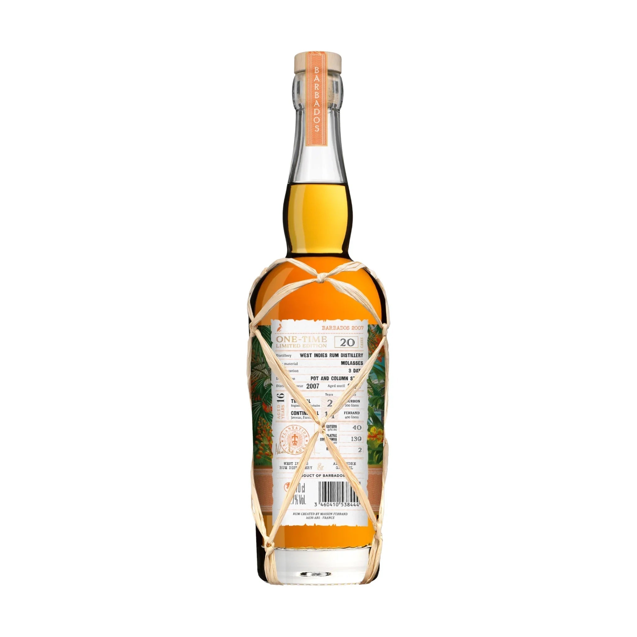 Planteray Plantation Barbados Vintage 2007 Bottled 2023 Rum, 70 cl. 48,7% med gaveæske - PremiumBottles