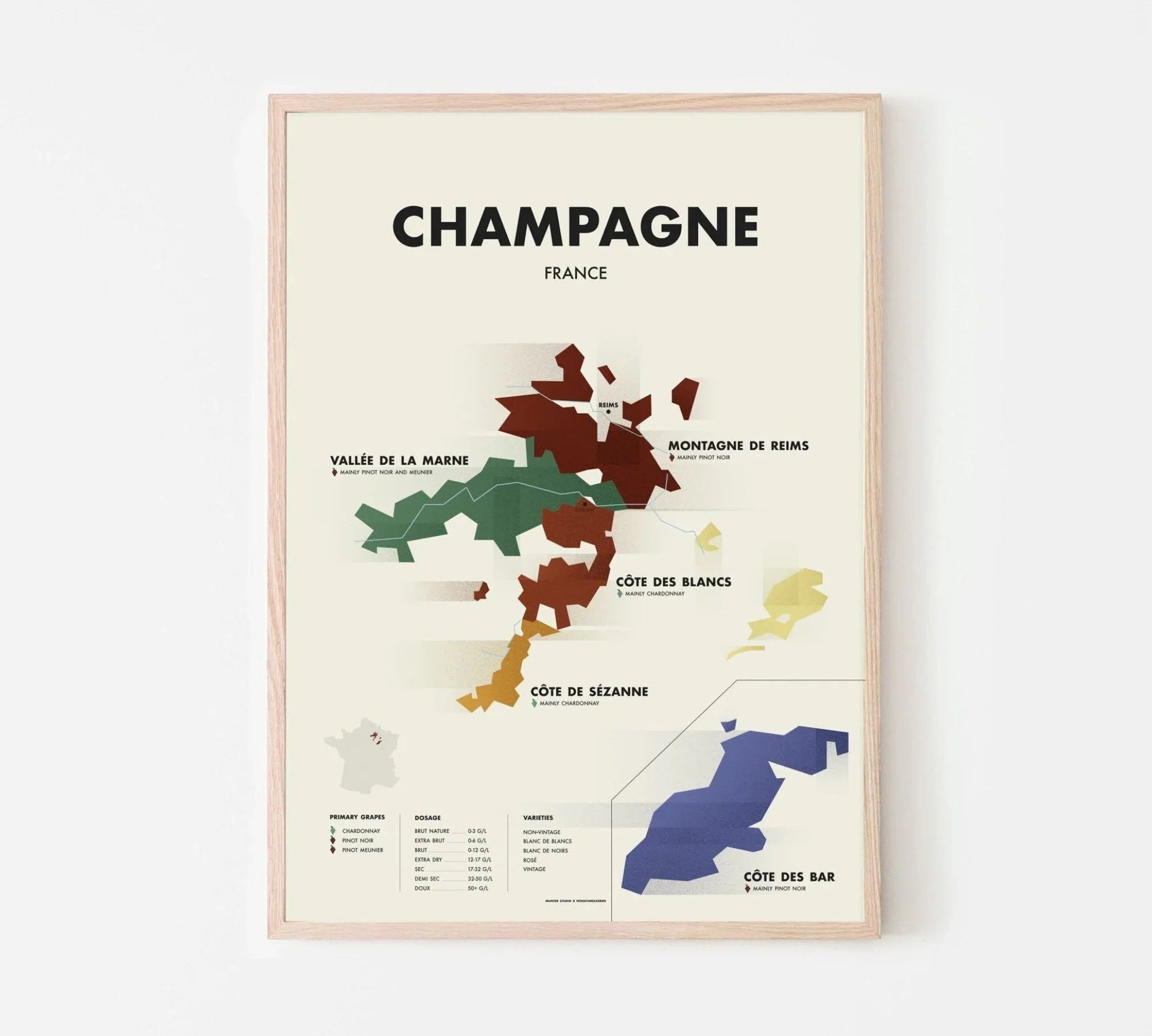 Rasmus Palsgård Art by Feinschmeckeren: Champagne Plakat 50x70 cm. - PremiumBottles