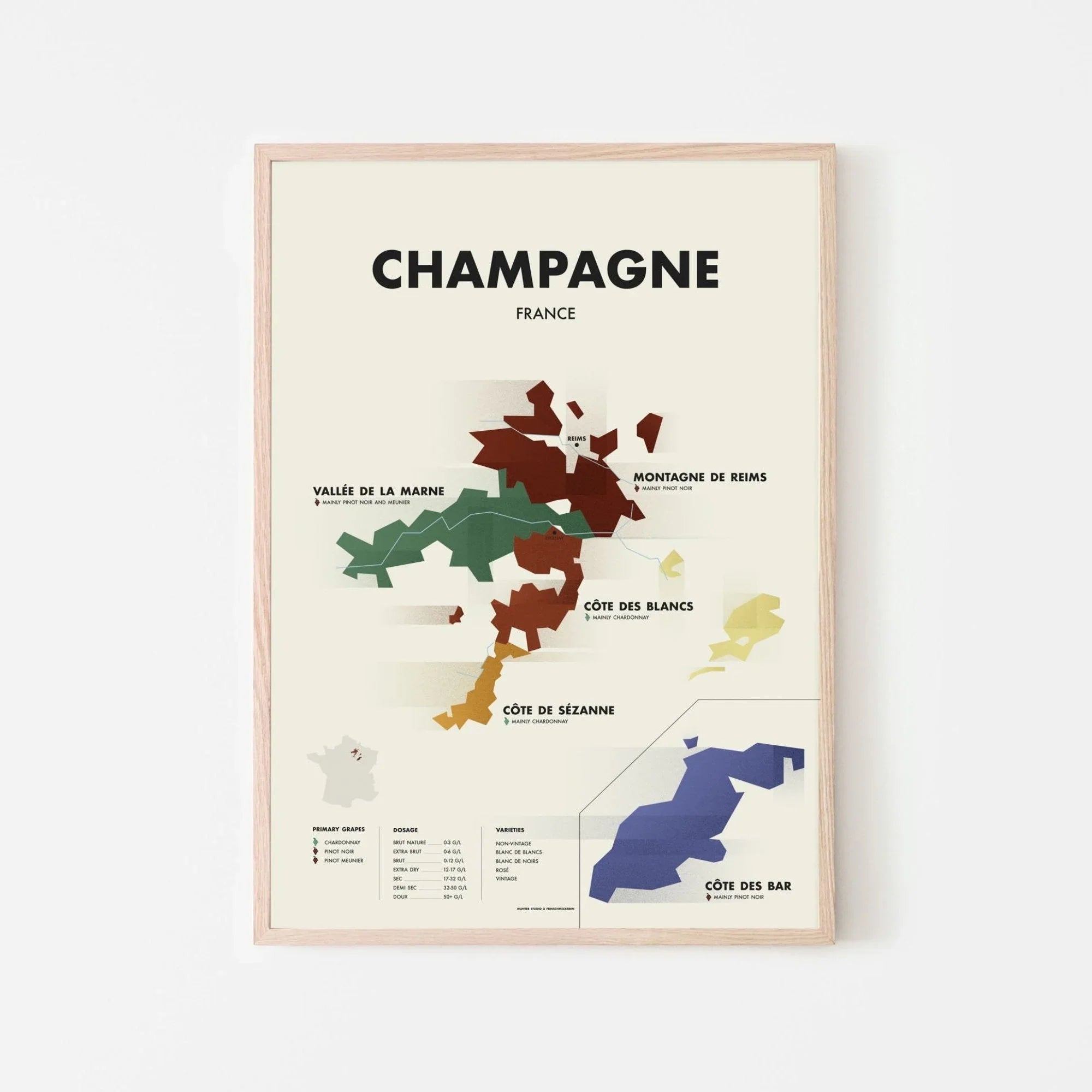 Rasmus Palsgård Art by Feinschmeckeren: Champagne Plakat 50x70 cm. - PremiumBottles