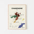 Rasmus Palsgård Art by Feinschmeckeren: Champagne Plakat 50x70 cm. - PremiumBottles
