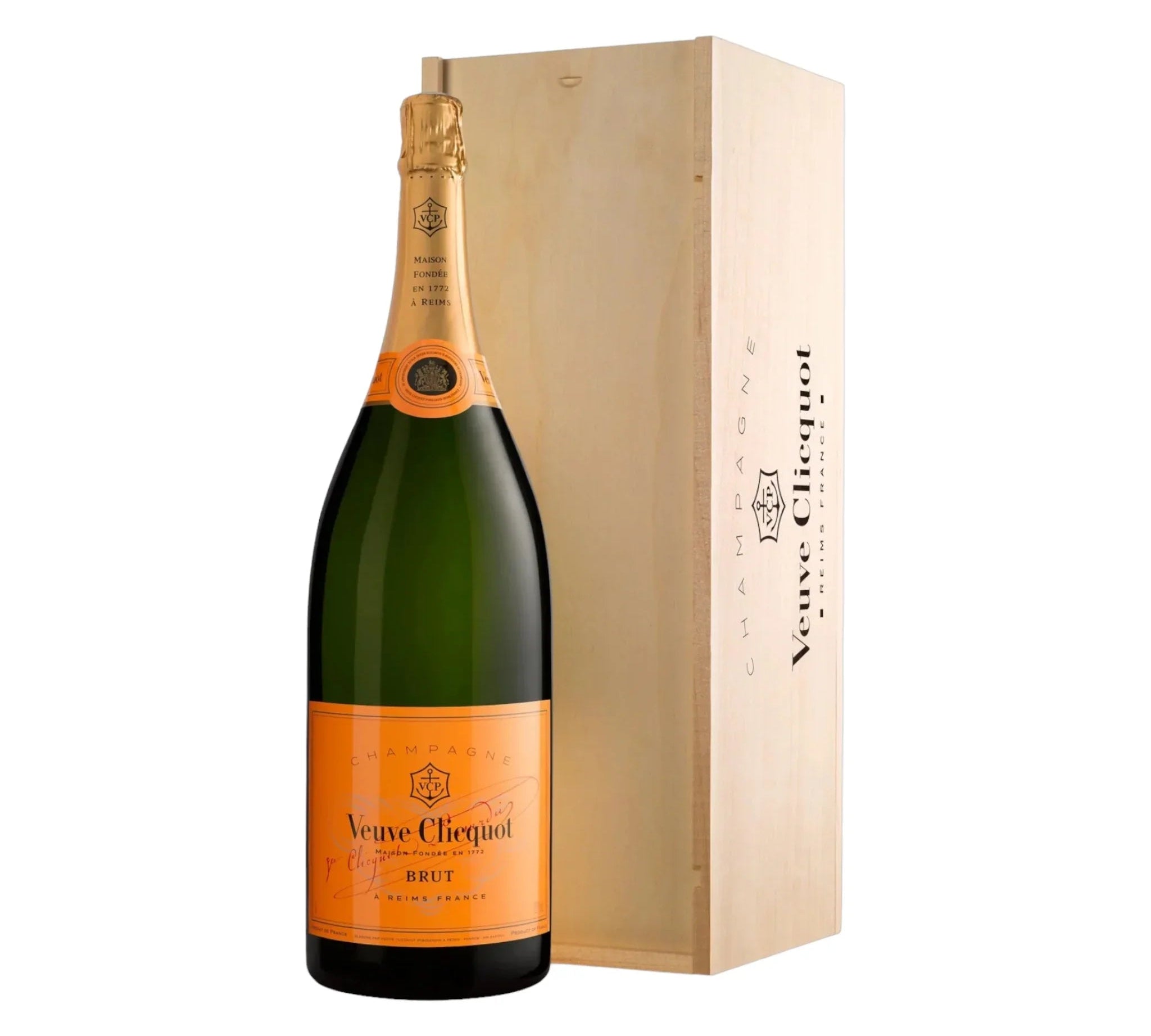 Veuve Clicquot Veuve Clicquot Yellow Label Brut NV 3 Liter med trækasse - PremiumBottles